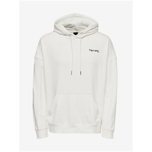 White Patterned Hoodie ONLY & SONS Kirk - Men