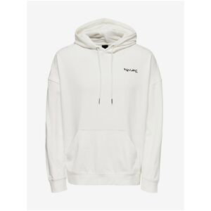 White Patterned Hoodie ONLY & SONS Kirk - Men