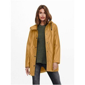 Mustard parka with hood and finish ONLY Ellen - Women