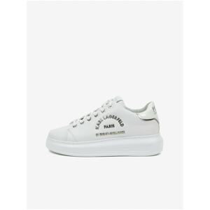 White Women's Leather Shoes KARL LAGERFELD Kapri - Women