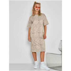 Cream patterned dress Noisy May Anna - Women