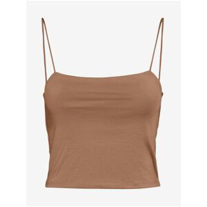 Beige Cropped Tank Top Noisy May Teresa - Women