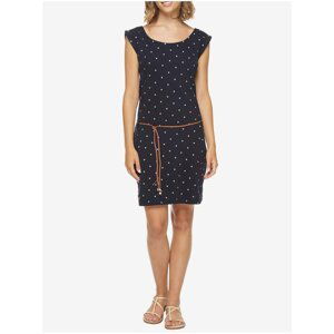 Dark Blue Women's Polka Dot Dress with Ragwear Tag Dots - Women