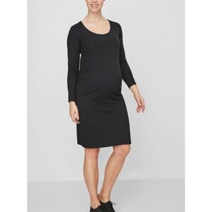 Black maternity dress Mama.licious Lea - Women