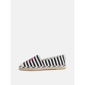 Black-and-White Women's Striped Espadrilles Haily's Mingo - Women