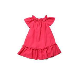 Trendyol Fuchsia Ruffled Girl Knitted Dress