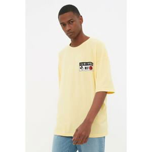 Trendyol T-Shirt - Yellow - Oversize