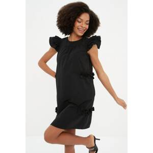 Trendyol Black Frilly Dress