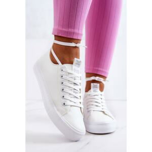 Women's Leather Sneakers White Mikayla