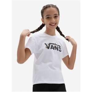 White Girls' T-Shirt VANS Bee Check - unisex