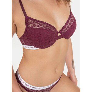 Burgundy Lace Bra DORINA - Women