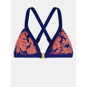 Blue-pink floral top of swimwear DORINA - Women