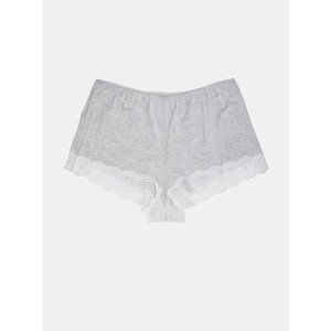 Grey Shorts with Lace DORINA - Women