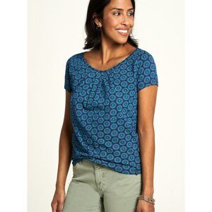 Blue Patterned T-Shirt Tranquillo - Women
