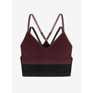 Set of two bras in black and burgundy DORINA Revive - Women