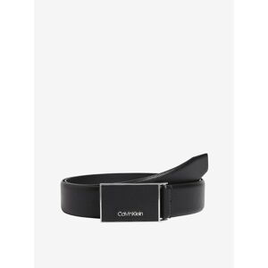 Black Men's Leather Belt Calvin Klein - Men's