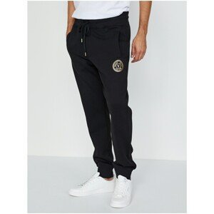 Black Men's Sweatpants Versace Jeans Couture V Emblem Foil S - Men's
