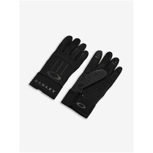 Black Men's Waterproof Gloves Oakley Ellipse - Men