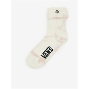 Creamy -Pink Women Patterned Socks VANS Divine Energy - Women