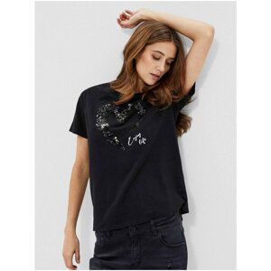 Black Women's T-Shirt Moodo - Women