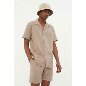 Trendyol Shirt - Brown - Regular fit