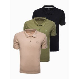 Ombre Clothing Men's t-shirt polo - mix 3