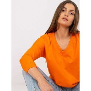Basic orange blouse Oliwia