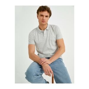 Koton Polo T-shirt - Gray - Regular