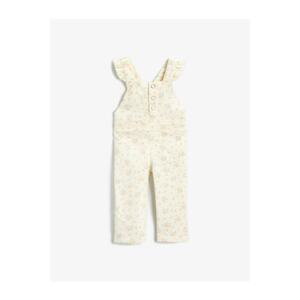 Koton Floral Patterned Overalls Cotton