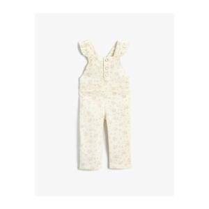 Koton Floral Patterned Overalls Cotton