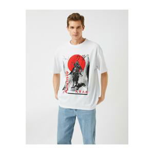 Koton Oversize Samurai Printed T-Shirt
