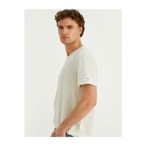 Koton T-Shirt - Ecru - Regular fit