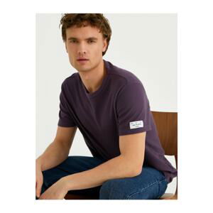 Koton T-Shirt - Purple - Regular