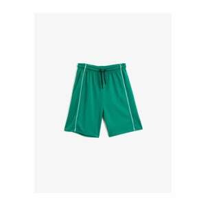 Koton Boy Green Stripe Detailed Shorts