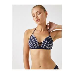 Koton Striped Bikini Top