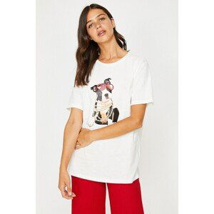 Koton Women's White T-Shirt