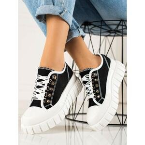 TRENDI LACE-UP SNEAKERS ON THE PLATFORM