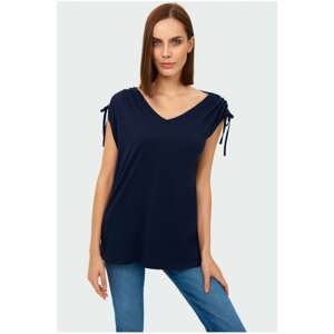 Greenpoint Woman's Top TOP7320045S20 Dark Navy Blue