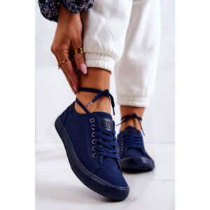 Women's Low Sneakers Big Star JJ274067 Navy