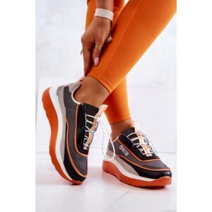 Sport Shoes Sneakers Big Star JJ274996 Gray-Orange