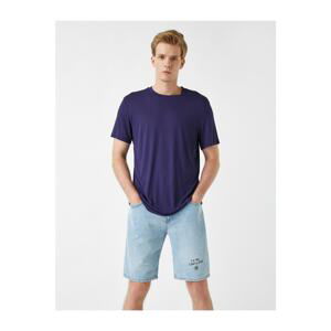 Koton T-Shirt - Purple - Regular