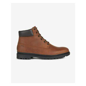 Brown Men's Leather Ankle Boots Geox Andalo - Men