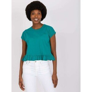 Green Women's Cotton T-Shirt by Hierro MAYFLIES
