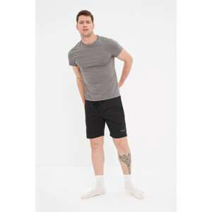 Trendyol Shorts - Black - Normal Waist