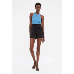 Trendyol Black Lacing Detail Shorts & Bermuda