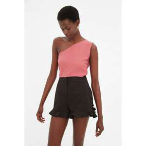 Trendyol Black Tie Shorts & Bermuda