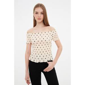 Trendyol Beige Gipe Blouse