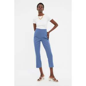 Trendyol Indigo High Waist Trousers