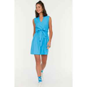 Trendyol Blue Tie Detailed Dress