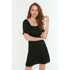 Trendyol Black Square Collar Dress